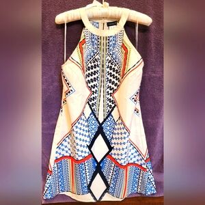 Aztec sleeveless dress